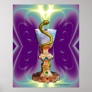 SCHALE DER HYGEIA - Medizin, Pharmazie Poster
