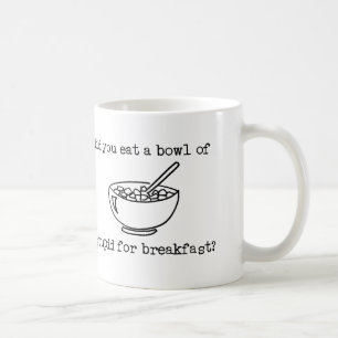 Schale des dummen lustigen Bechers Kaffeetasse