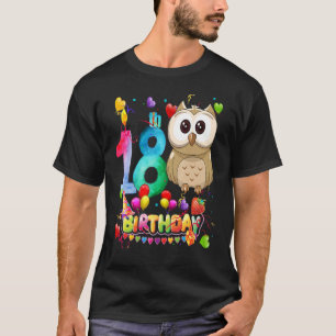 Schale Geburtstag 18 Jahre Alte Kinder 18. Schüsse T-Shirt