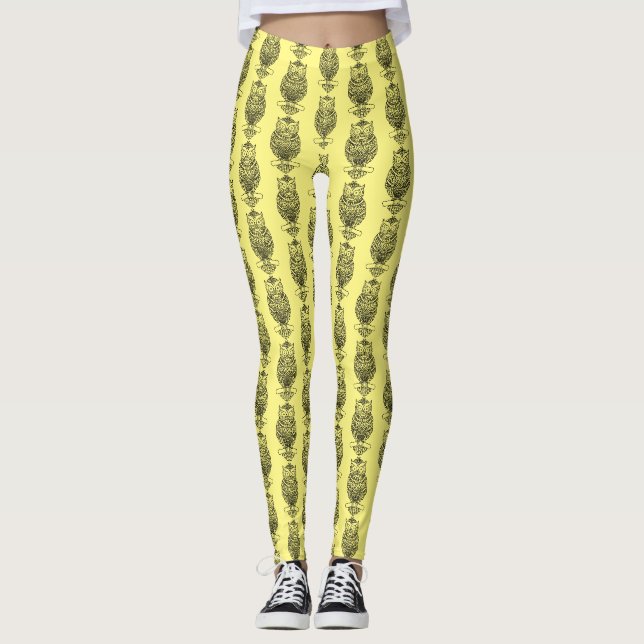 Schale (gelb) - Leggings (Vorderseite)