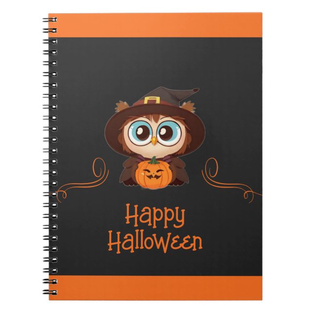Schale/Herbst/Herbst/Halloween/Kürbis Notizblock (Vorderseite)
