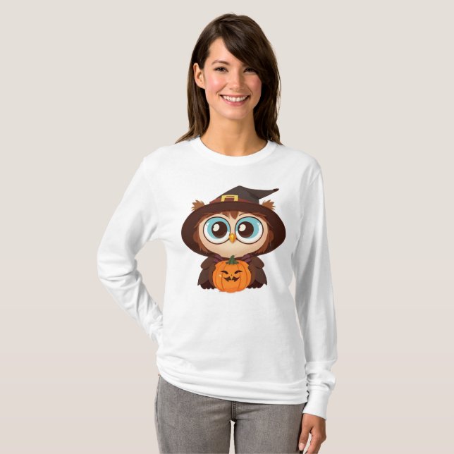 Schale/Herbst/Herbst/Halloween/Kürbis T-Shirt (Vorne ganz)