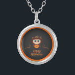 Schale/Herbst/Herbst/Halloween/Kürbis Versilberte Kette<br><div class="desc">schöne Jahreszeit</div>