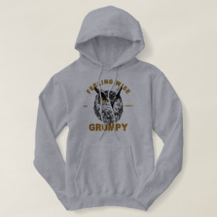 Schale, im Gefühl weise, aber meistens mürrisch Hoodie