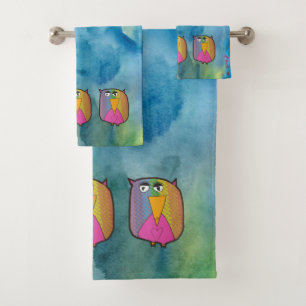 Schale "Kunst von Kindern" Badhandtuch Set