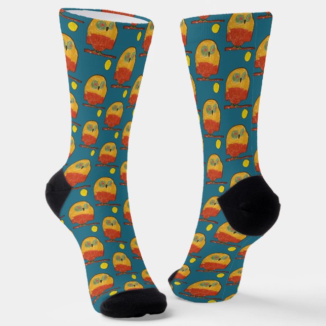 Schale "Kunst von Kindern" Socken (Gewinkelt)