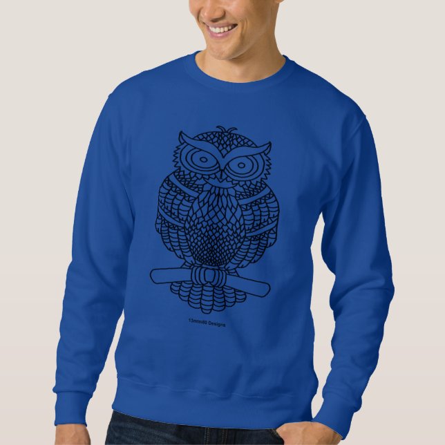 Schale (lebhaft) - Männerpullover Sweatshirt (Vorderseite)