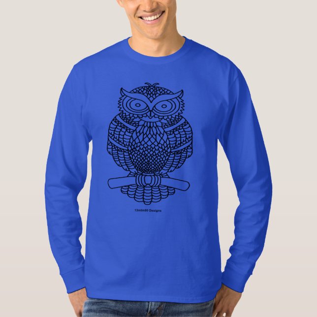 Schale (lebhaft) - Shirt für Männer, lange Schläfc (Vorderseite)