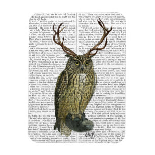 Schale mit Antlern schlicht 2 Magnet