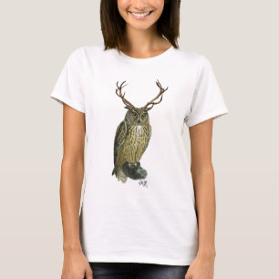 Schale mit Antlern schlicht 2 T-Shirt