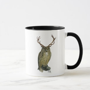 Schale mit Antlern schlicht 2 Tasse