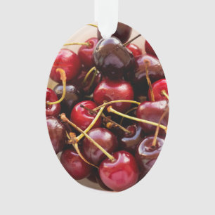 Schale mit Kirschen Ornament