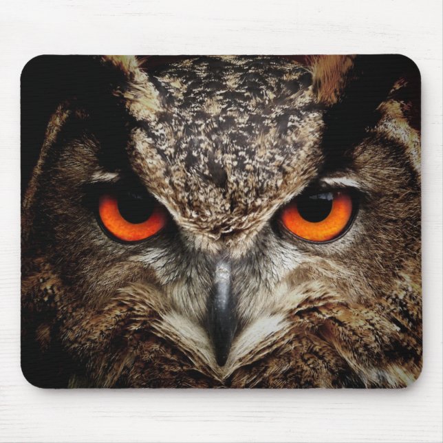 Schale mit Orangenfarbe Mousepad (Vorne)