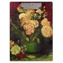 Schale mit Pfingstrosen und Rosen, Vincent van Gog