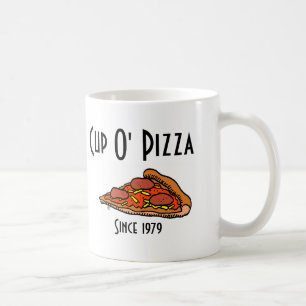 Schale O Pizza seit 1979 Kaffeetasse