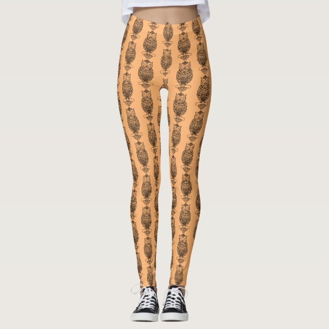 Schale (orange) - Leggings (Vorderseite)