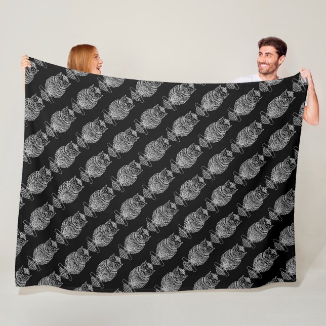 Schale (schwarz) - Fleece Blanket (Beispiel)
