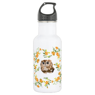 Schale und Blume Trinkflasche