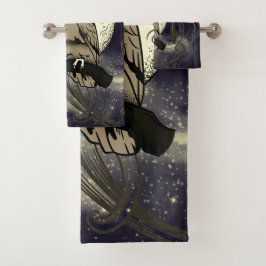 Schale und Gespenst Badhandtuch Set