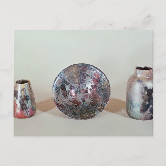 Schale und Vasen, c.1890 Postkarte (Vorderseite)