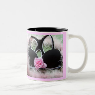 Schale Unterstützung Zweifarbige Tasse