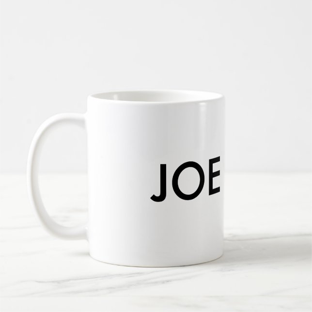 SCHALE VON JOE-TASSE KAFFEETASSE (Links)