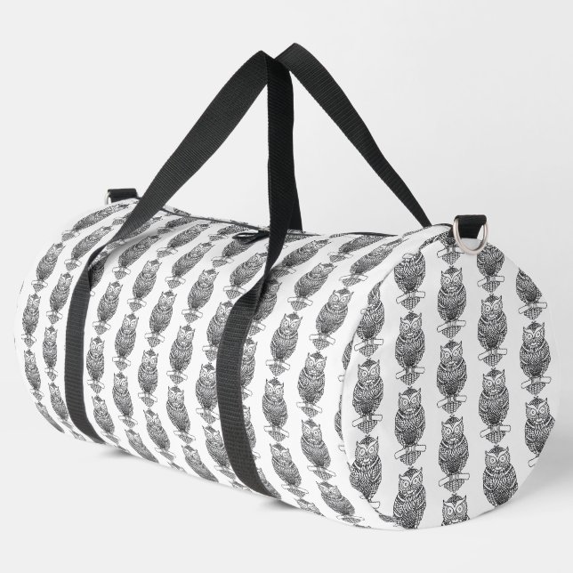 Schale (weiß) - Beutel Duffle Bag (Linke Ecke)