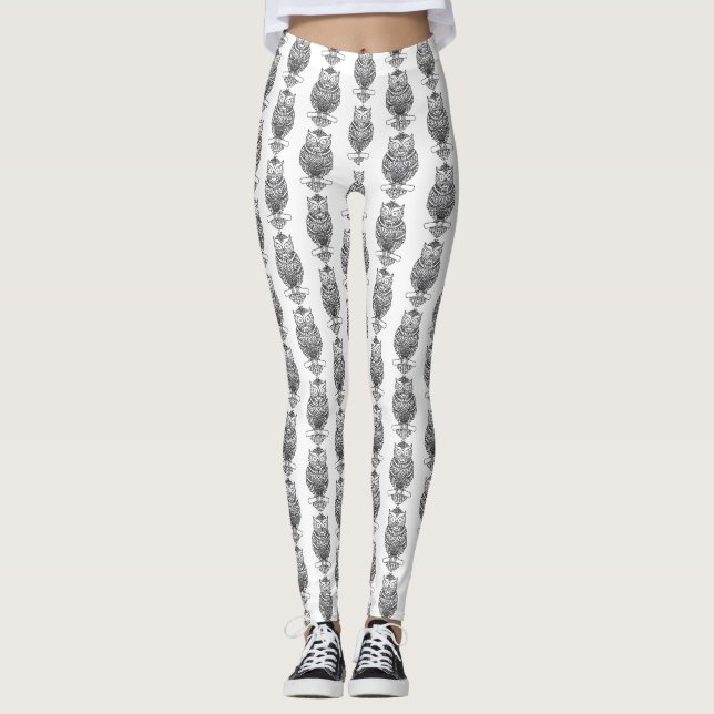 Schale (weiß) - Leggings (Vorderseite)
