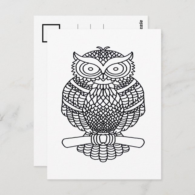 Schale (weiß) - Postkarte (Vorne/Hinten)