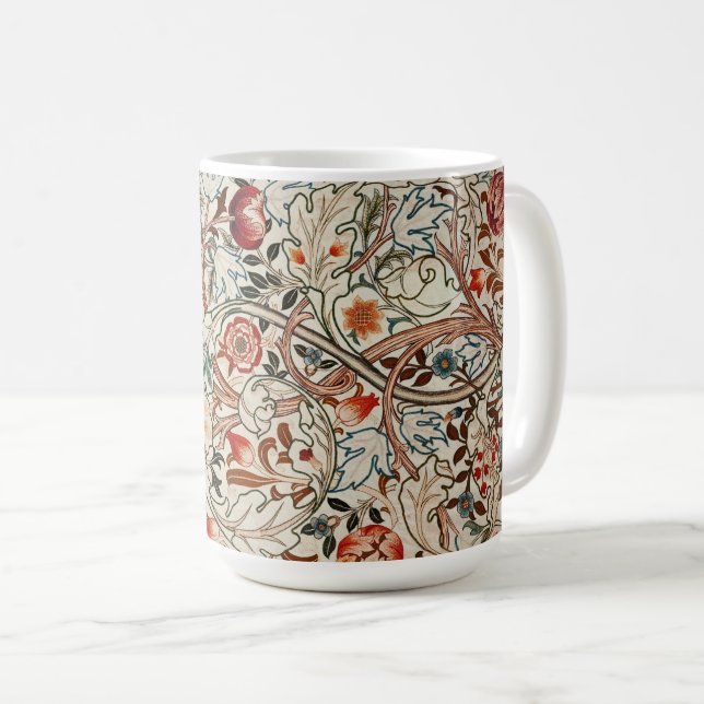 Schale William Morris Blumendesign  Kaffeetasse (VorderseiteRechts)