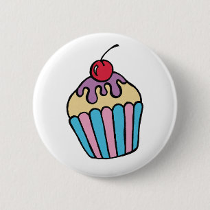 Schalen-Kuchen-Knopf Button