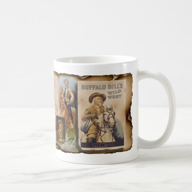 Schalen, Reise-Tassen, Steins - Büffel Bill Cody Tasse (Rechts)