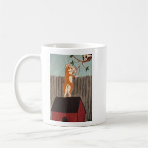 Schalkhafte Corgi-Tasse Kaffeetasse