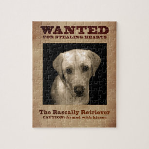 Schalkhafter Retriever, auch Gelber Lab Puzzle