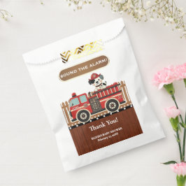 Schall den Alarm! Moderne Trucksäulendusche Geschenktütchen