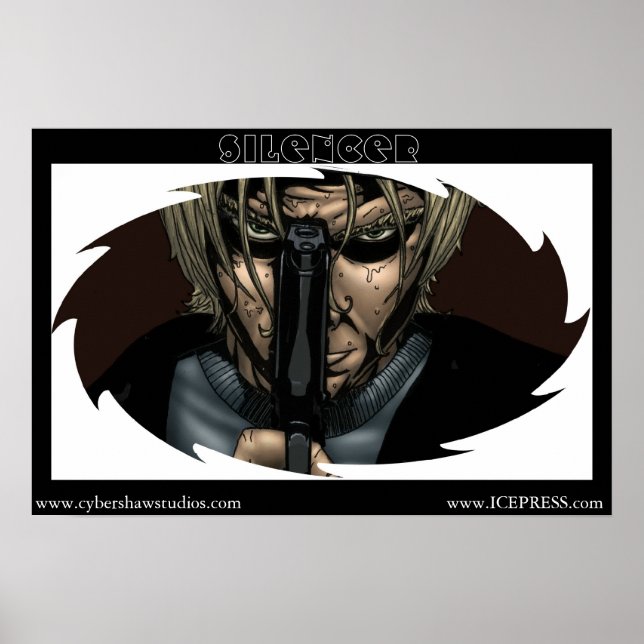 Schalldämpferposter2 Poster (Vorne)