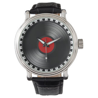 Schallplatte Armbanduhr