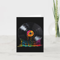 Schallplatte Bunt Retro Vintage Vinyl-Schallplatte
