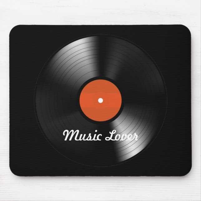 Schallplatte Mousepad (Vorne)