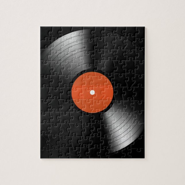 Schallplatte Puzzle (Vertikal)