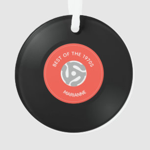 Schallplatte Single 45rpm Design Acryl-Ornament Ornament