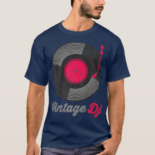 Schallplatten-DJ - Vintage-DJ - Vinyl-Schallplatte T-Shirt