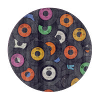 Schallplatten-Musik-Hintergrund im Vintage-Stil