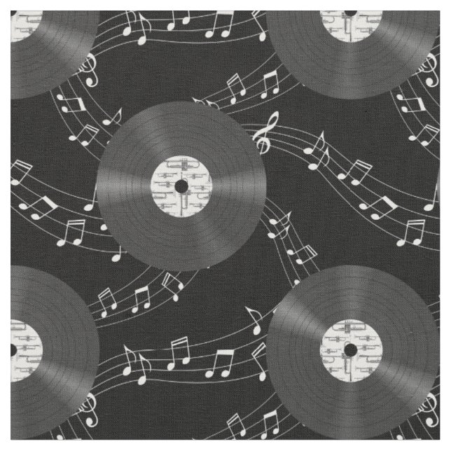 Schallplatten Stoff (Nahaufnahme)