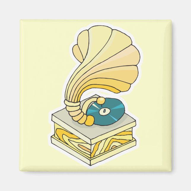 Schallplattenspieler Magnet (Vorne)