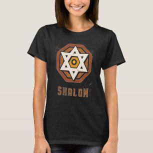Schalom Judentum Jüdisch Vintage Retro Klassische T-Shirt