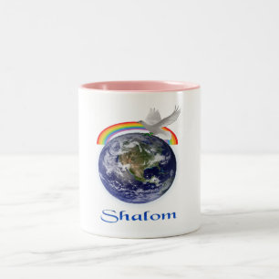 Schalom Zweifarbige Tasse