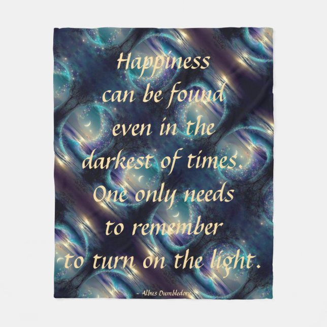 Schalten Sie das Light Fleece Blanket ein (Vorderseite)