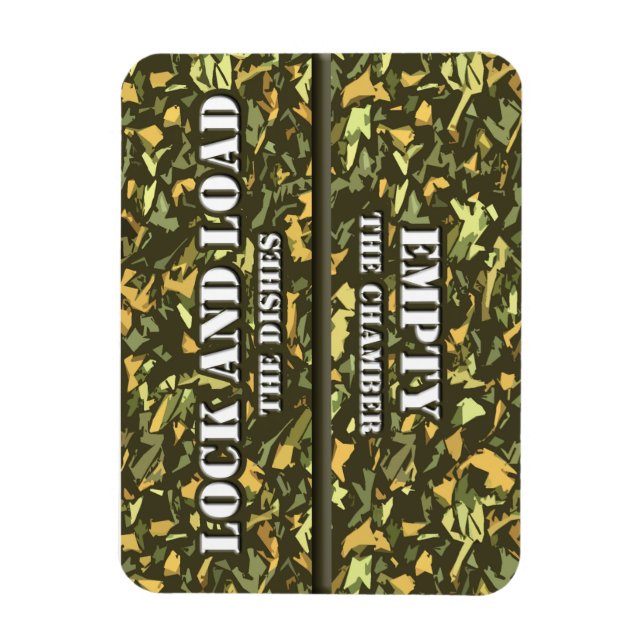 Schalten Sie den Camouflage-Geschirrspüler ein. Magnet (Vertikal)