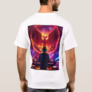 Schalten Sie den Schlag hoch: DJ Style T-Shirt